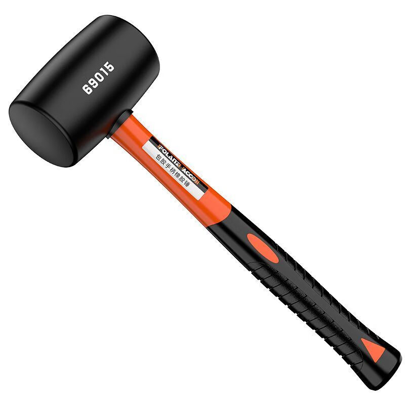 DIONO tile rubber hammer solid rubber hammer floor tile rubber hammer rubber installation hammer rubber hammer large tool solid hammer grade rubber handle (1000 type) rubber hammer