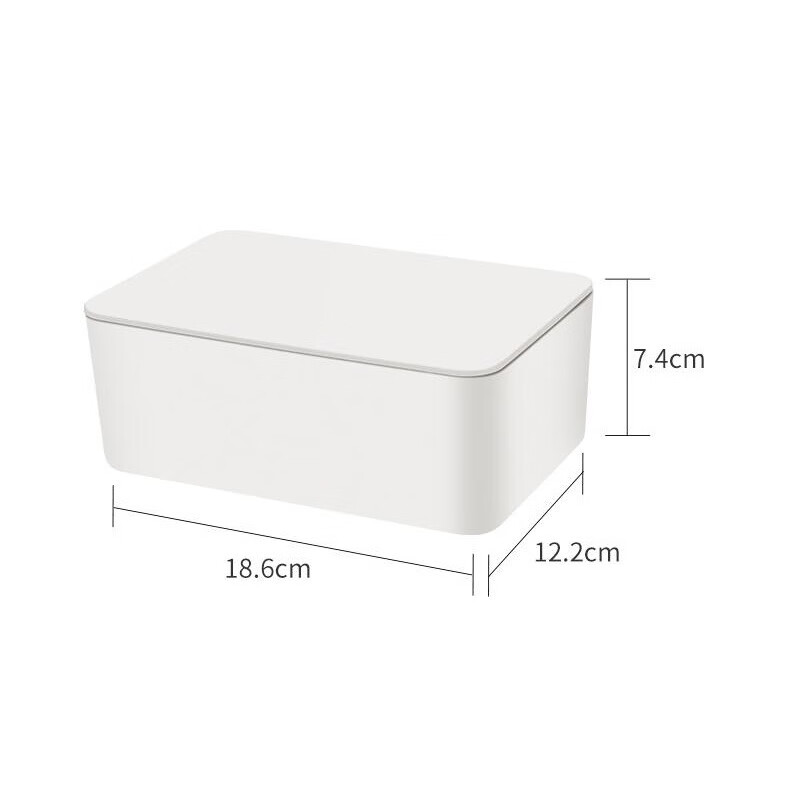SP SAUCE wet wipes box empty box living room desktop sealed dustproof lidded tissue box baby wipes box storage box large simple wet wipes box