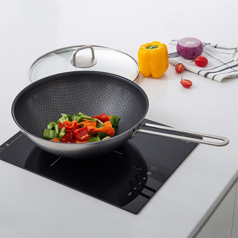 Zwilling full set of home gift non-stick wok frying pan kitchen knife and pot set 16-piece set, live and work in peace and contentment 16-piece set