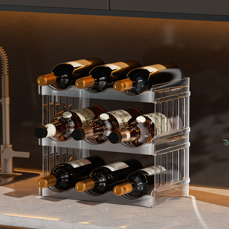 Added cup storage rack desktop water cup teacup thermos cup storage rack large capacity sideboard storage rack