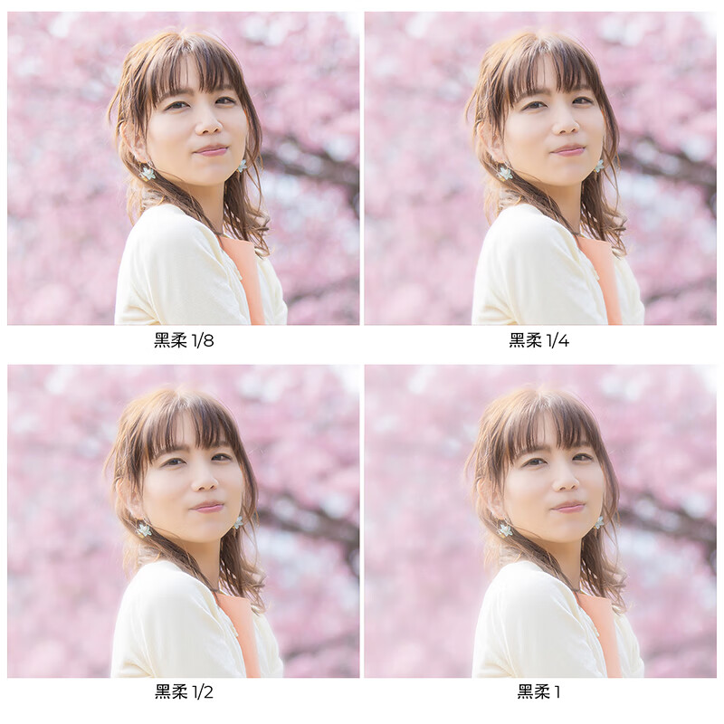 Zhuoer Black Soft Filter 1/4 Soft Focus Lens 18-layer Coating Anti-scratch Suitable for Canon and Sony SLR Cameras Waterproof and Scratch-Resistant Ultra-clear Portrait Soft Lens 67mm