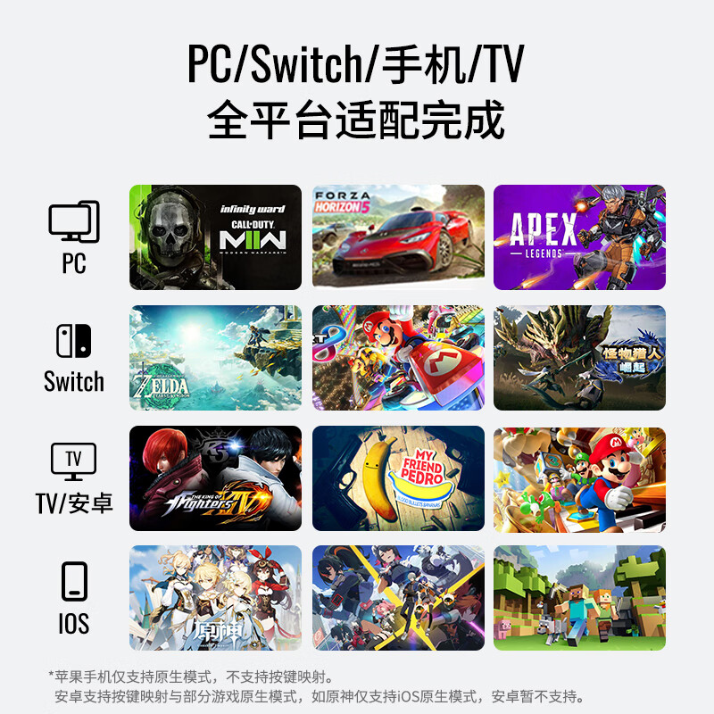 Feizhi Octopus 4 Wireless Game Controller Force Adjustable Alloy Joystick Switch Type Xbox Bluetooth Somatosensory PC Computer NS TV Steam