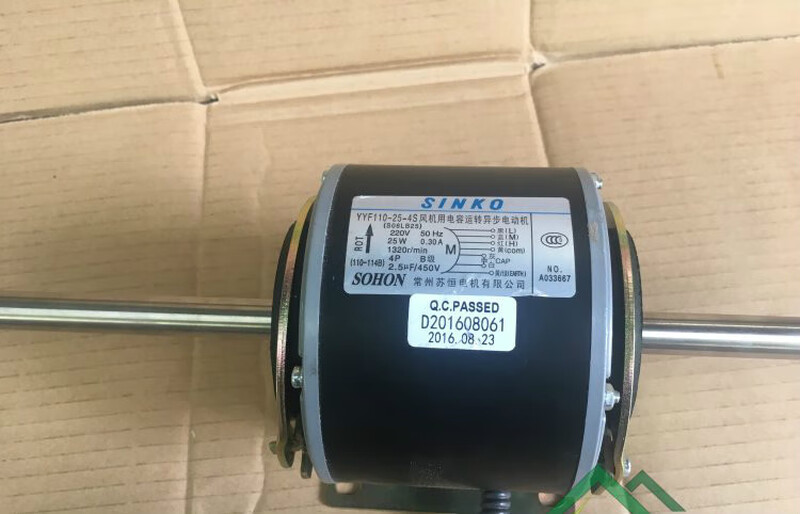 YYF110-40-4S fan capacitor operated asynchronous motor SINKO Changzhou Suheng 40 watts SOHON SINKO 25 watts