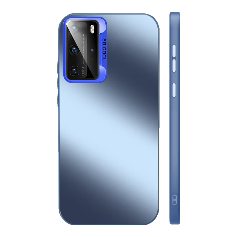 95% new Heat upgraded AG matte Huawei p40pro mobile phone case huawei P40 Pro protective cover matte all-inclusive ultra-thin anti-fall and anti-fingerprint men and women - deep sea blue