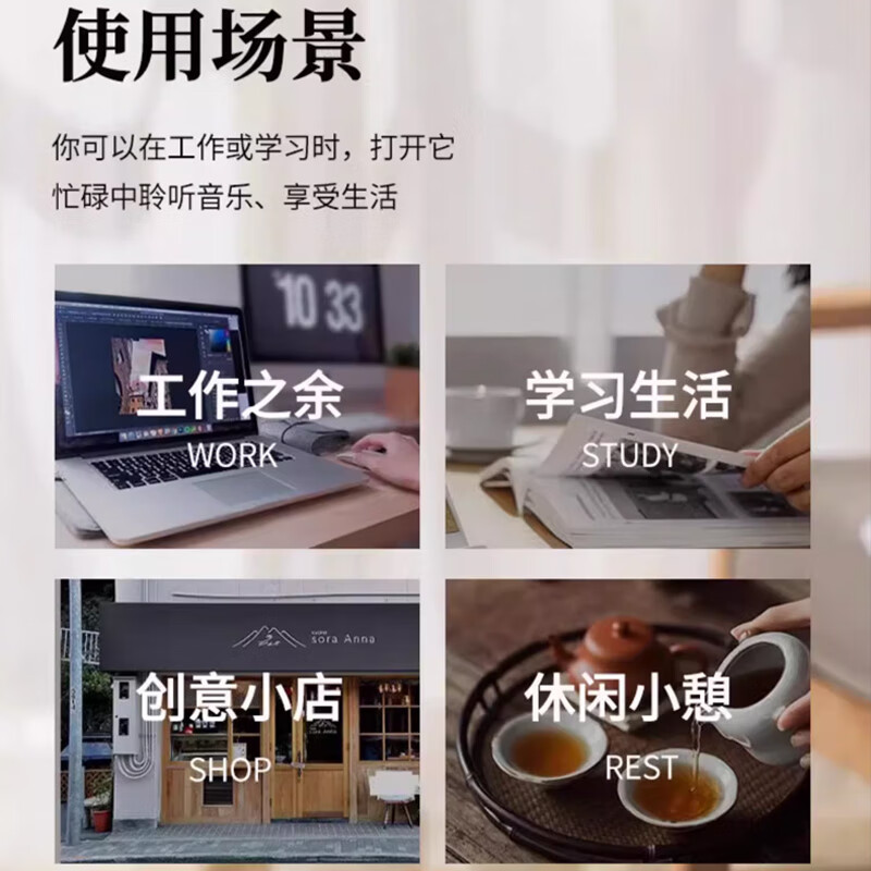 Jinzheng CD Player Bluetooth Mini Disc Fever Retro Listening to Albums Home Professional Record Disc Player High Quality Walkman Retro Player Wood Grain Brown Rechargeable Version Standard