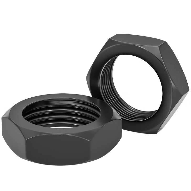 Tianzhuo Hardware Grade 8.8 coarse thread hexagonal thin nut flat nut MM8M10M12M14M16M18M20M22M24M30M33M M22*1.5 10 pieces 8.8 thin fine thread