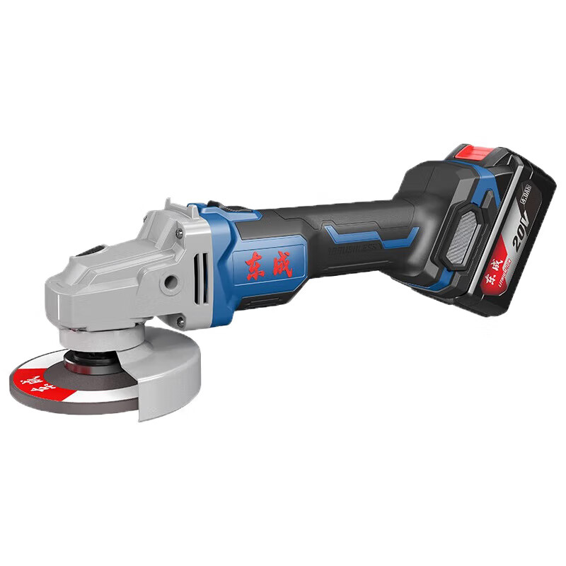 Dongcheng angle grinder lithium battery brushless rechargeable grinder multi-function cutting machine polishing machine household hand grinder Dongcheng 03-100 bare metal (no electricity and no charging)