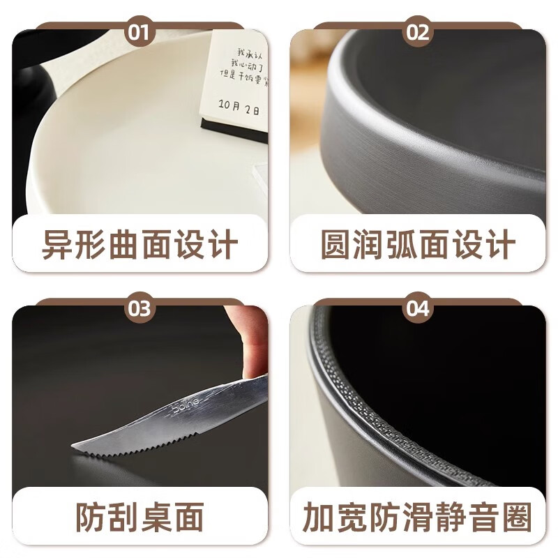 Croft iron coffee table living room small apartment round modern simple sofa side table combination C06#