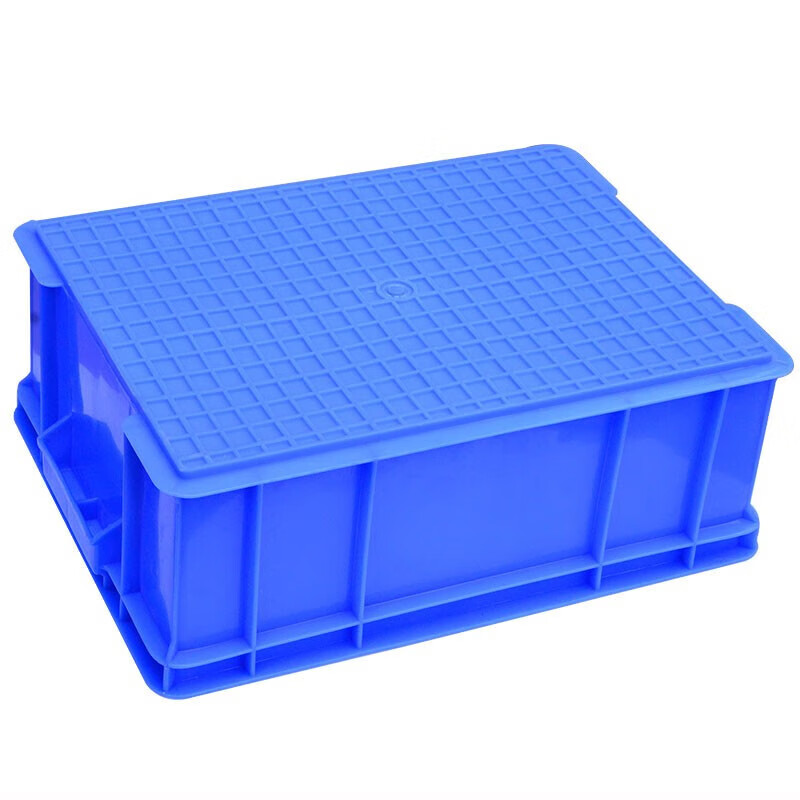 Rectangular turnover box plastic storage box thickened parts box material box plastic box tool box 03 new box 230*175*75mm (thickened)