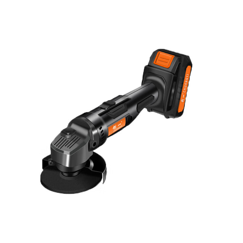 Chuangyi lithium electric angle grinder, electric hand grinder, cutting machine, rechargeable polishing machine, lithium battery electric tool, professional model, ten batteries, single battery package