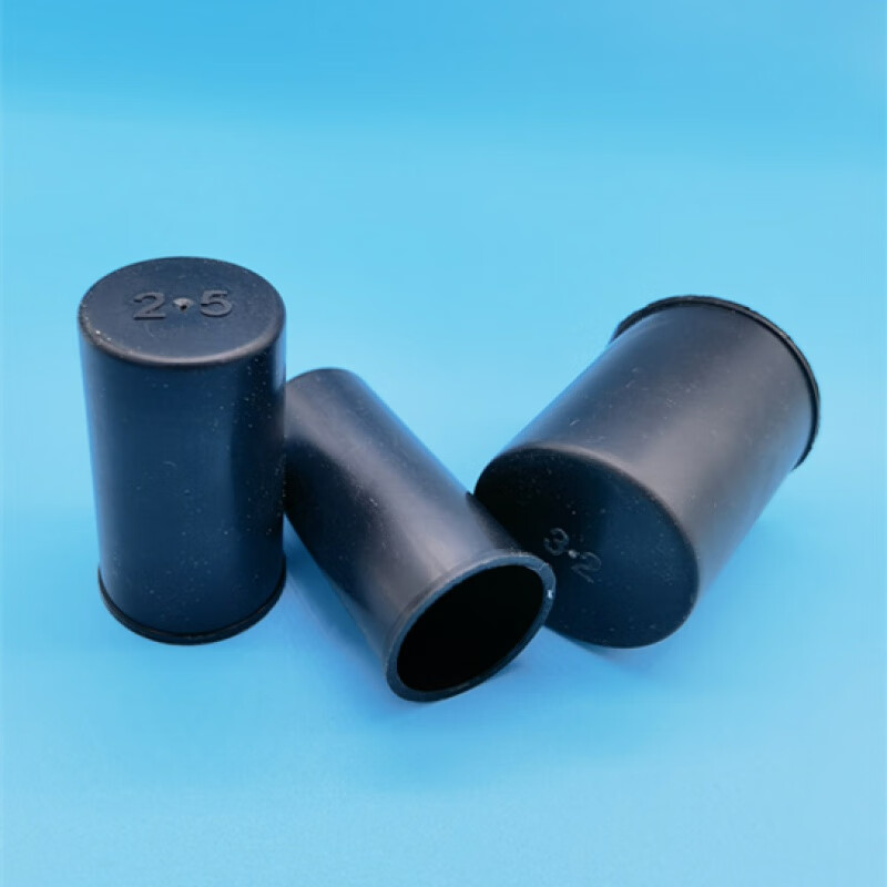 Extended steel bar protective cap black green steel wire head protective cap straight thread protective sleeve plastic sleeve plug 25 protective cap 5CM 1500 pack