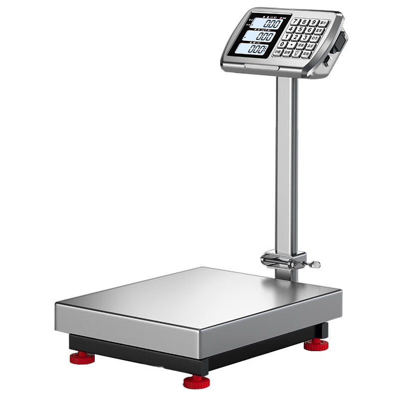 Today's selection (jinxuan) all stainless steel floor-standing electronic scale commercial scale waterproof platform scale weighing goods aquatic products seafood large industrial scale