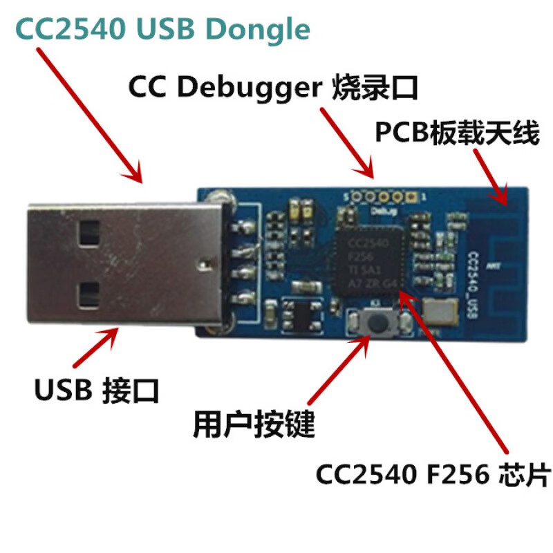 NRF52840/CC2540USBDongle Bluetooth BLE5.0 4.2 protocol analysis packet capture development tool NRF52840 USB Dongle Connect connection