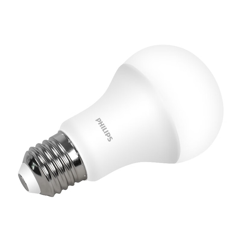 Philips (PHILIPS) constant-brightness LED bulb high-brightness energy-saving bulb lighting source E27 screw 12W yellow light 3000K true color version