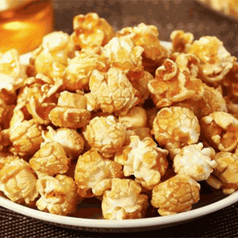 Hongyi Western Kitchen popcorn machine for commercial stalls, new fully automatic machine, electric popcorn popcorn puffer, popcorn machine, corn raw material, butterfly 3-in-1 60 packs (cream flavor)