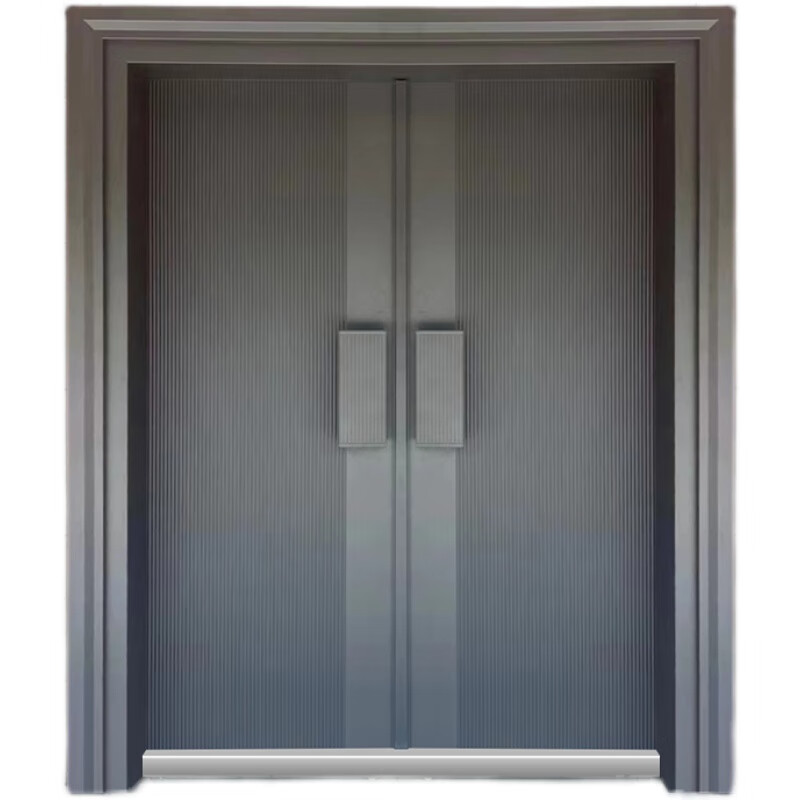 CLCEY cast aluminum villa door double-door courtyard door anti-theft entrance door double-door rural self-built house door style 4