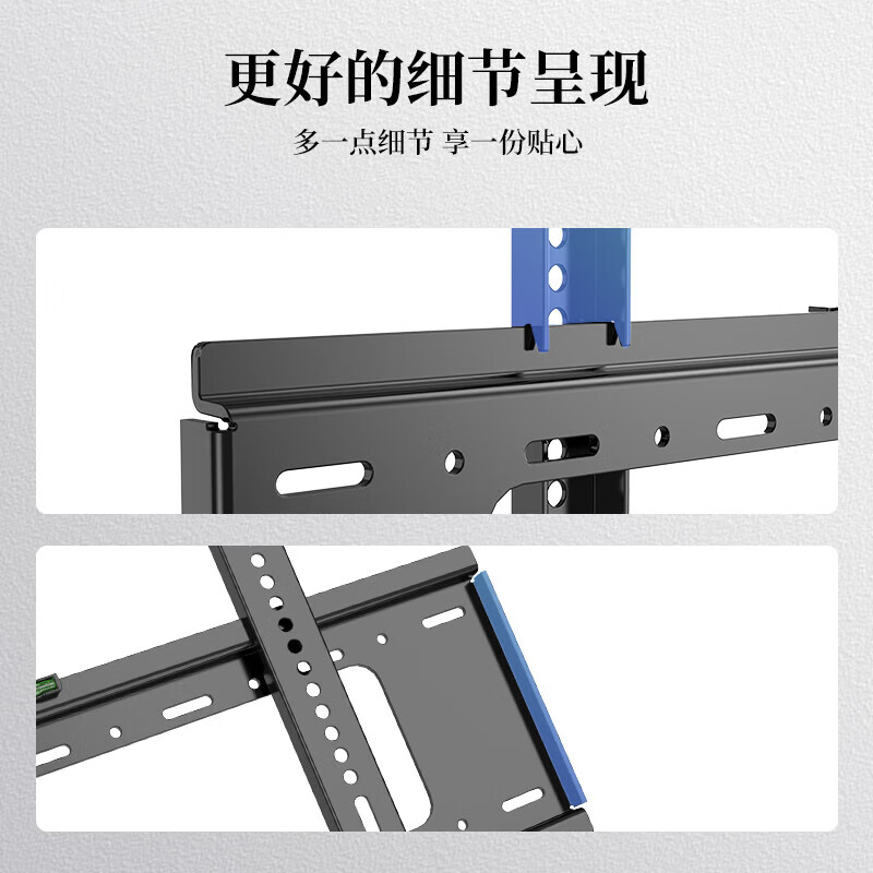 ProPre TV mount 26-150 inches fixed TV wall mount bracket suitable for TCL Thunderbird Hisense Skyworth Konka Sony Huawei smart screen and other universal TV mount 40-80 inches fixed type