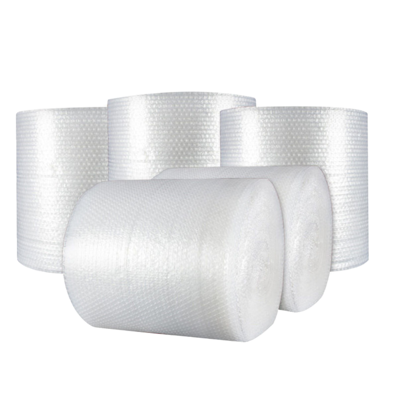 Bubble film 6 pounds 100cm wide new material medium bubble thickened packaging wholesale express buffer bubble bag shockproof foam film express air cushion film shockproof film packaging bubble paper anti-shattering film single layer thickened model 80cm wide * 6 pounds * about 50m