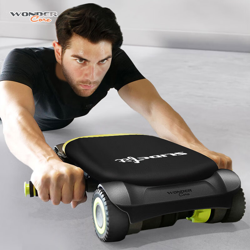 Wanda Kang (WONDERCORE) abdominal wheel automatic rebound abdominal muscle fitness equipment skateboarding abdominal machine for men's home