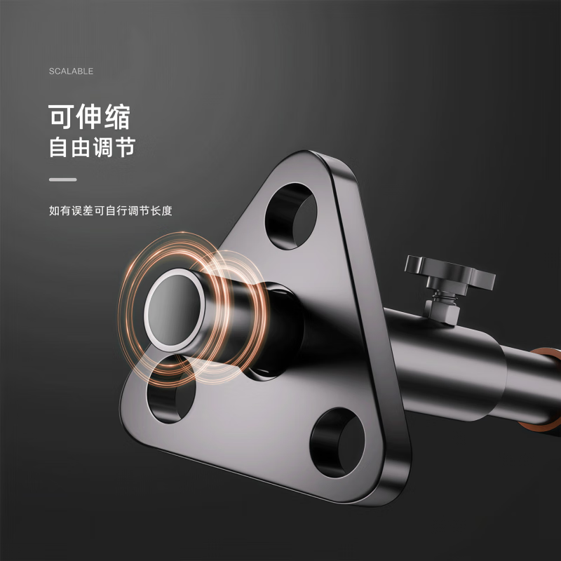 Fan Tisi punched horizontal bar wall fixed home base installation single pole indoor home pull-up screw steel pipe third generation upgraded horizontal bar (90-100) + free level + expansion screws