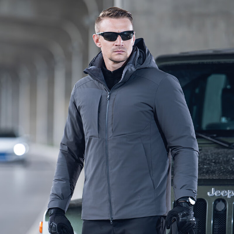 Longya, replenish quickly, second generation Hidden Blazing Jacket, goose down down jacket, high-end warm, windproof and cold-proof in winter, dark gray green M 175/96A