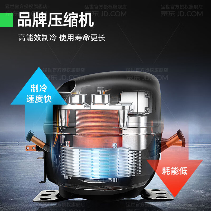 Mengshi Cake Cabinet Cake Display Cabinet Refrigerated Vertical Heightened Commercial Air-cooled Frost-Free Refrigerator Fruit Fresh Cabinet Dessert Flower Cabinet Flagship Model 2.0 Meter Floor-standing丨Customized Air Vent