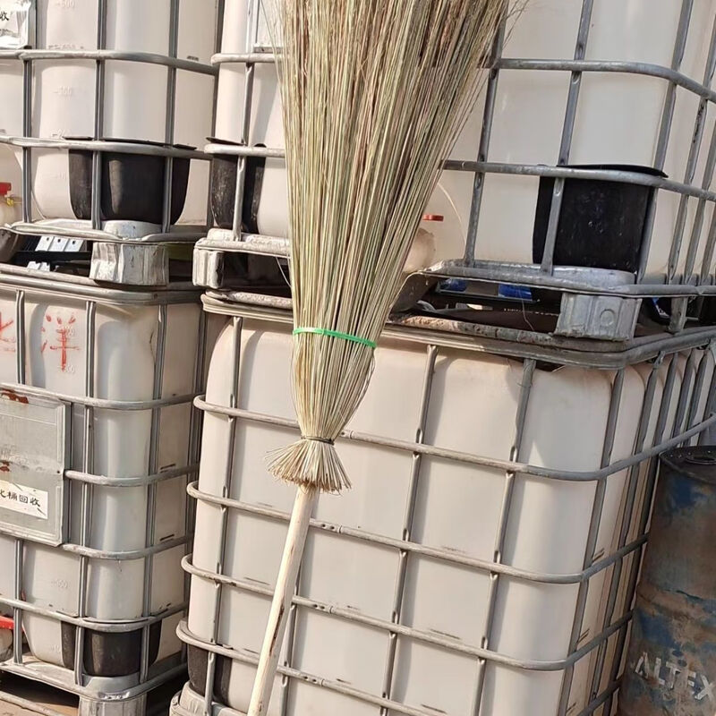 Yue Changsheng splendens big broom sanitation worker big broom construction site Datou Road courtyard property school breeding farm Q1SN 2 pieces of splendens broom 1 enlarged and lengthened splendens broom