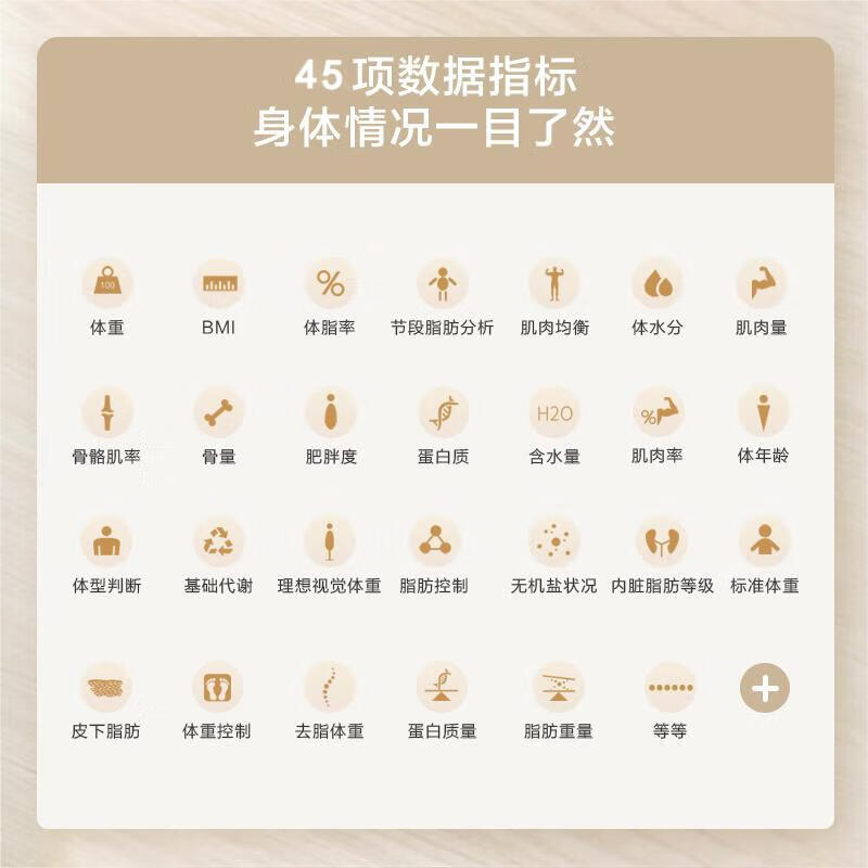 Eight-electrode smart body fat scale made in Tokyo, youth version, electronic scale, health scale, high-precision measurement and shaping household weight scale, Bluetooth connection, rechargeable