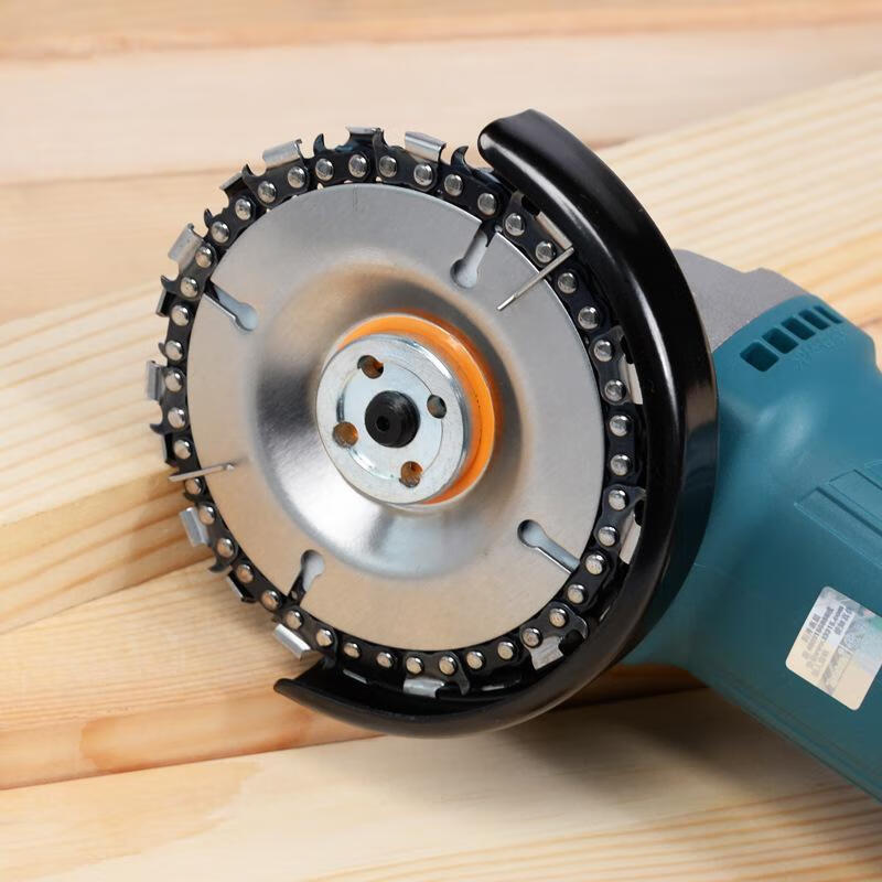 Angle grinder chain saw blade multifunctional 4-inch woodworking saw disc tea tray grinding and cutting machine industrial-grade high-precision 125 type 5-inch 14-tooth () chain saw disc