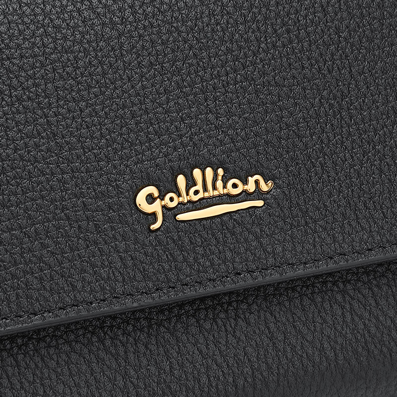 Goldlion New Women's Wallet Casual Clutch Wallet Versatile Coin Purse New Year's Gift Black