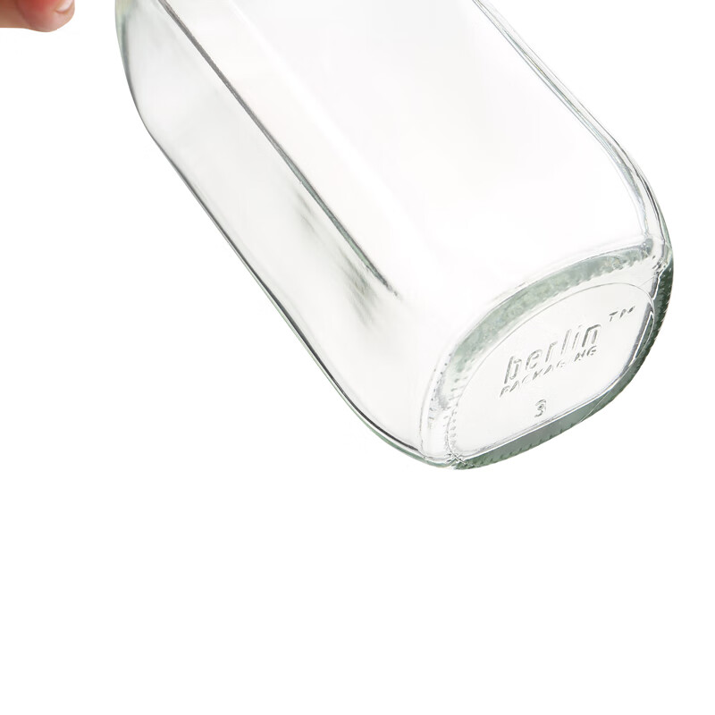 Square sample bottle glass reagent bottle laboratory square bottle green cap PTFE gasket 960ml