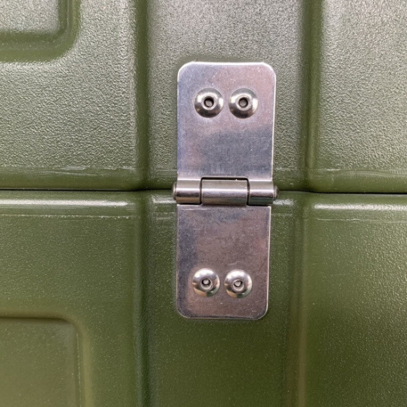 Rotational molding box, precision instrument equipment box, field equipment, material tool box, storage box, work box, transport box (600*500*400MM) military green