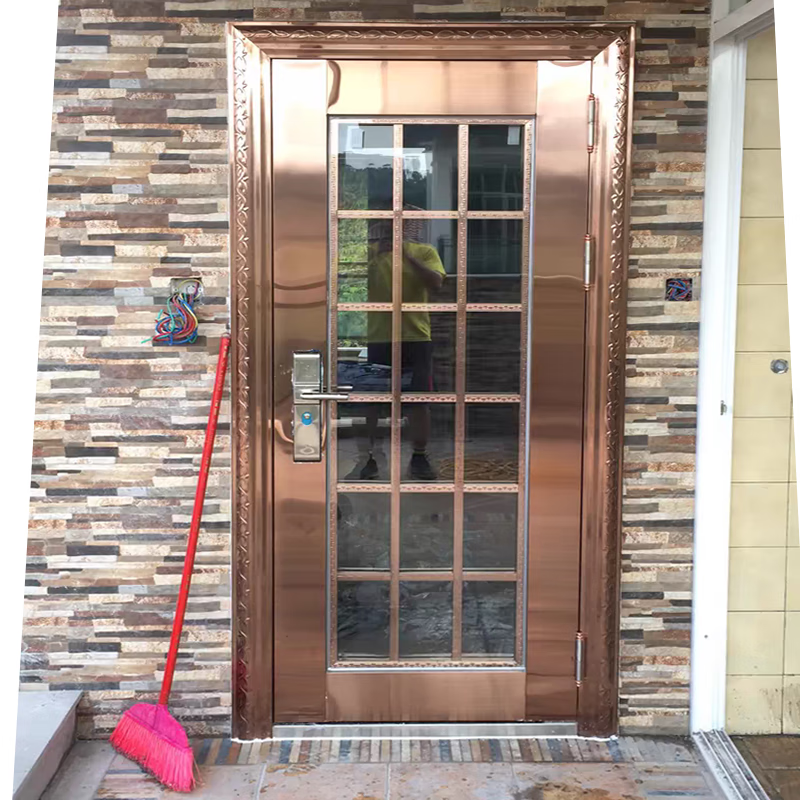 JRB Jiaruibao 304 stainless steel anti-theft door single door rural entrance door anti-theft door school engineering dormitory door building single door single door style 1