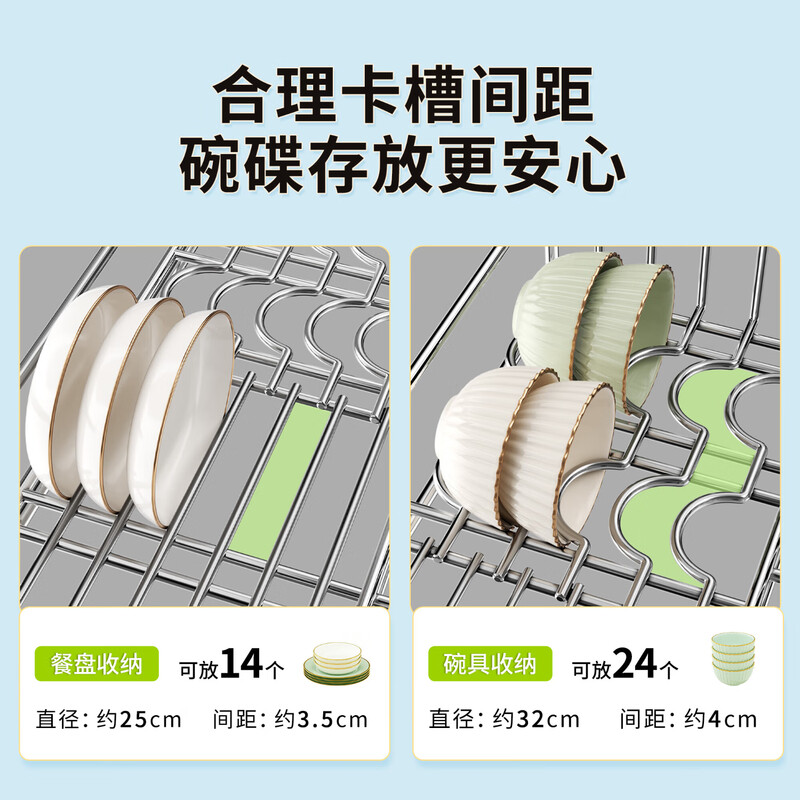 Best helper Nicholas Tse recommends stainless steel dish rack kitchen drain basket storage basket integrated drain rack household artifact