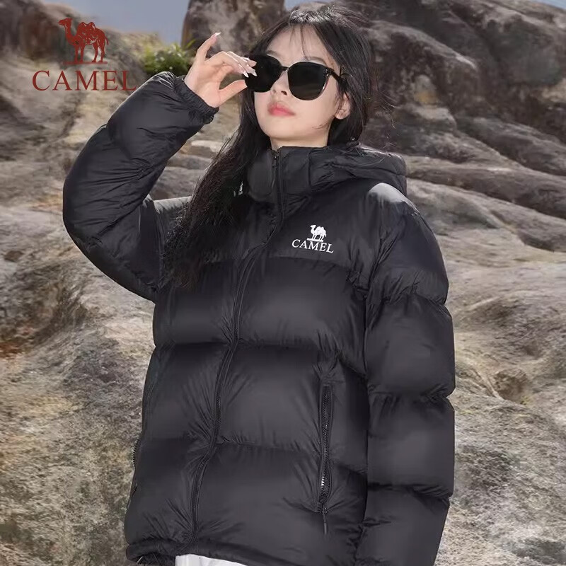 Camel (CAMEL) outdoor down jacket autumn and winter new men's and women's 600 puff thickened bread jacket