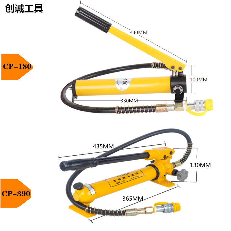 Customized hydraulic hand pump High pressure pump Hydraulic pump Hydraulic pump Manual oil pump CP-180 CP-180 manual pump (with meter)