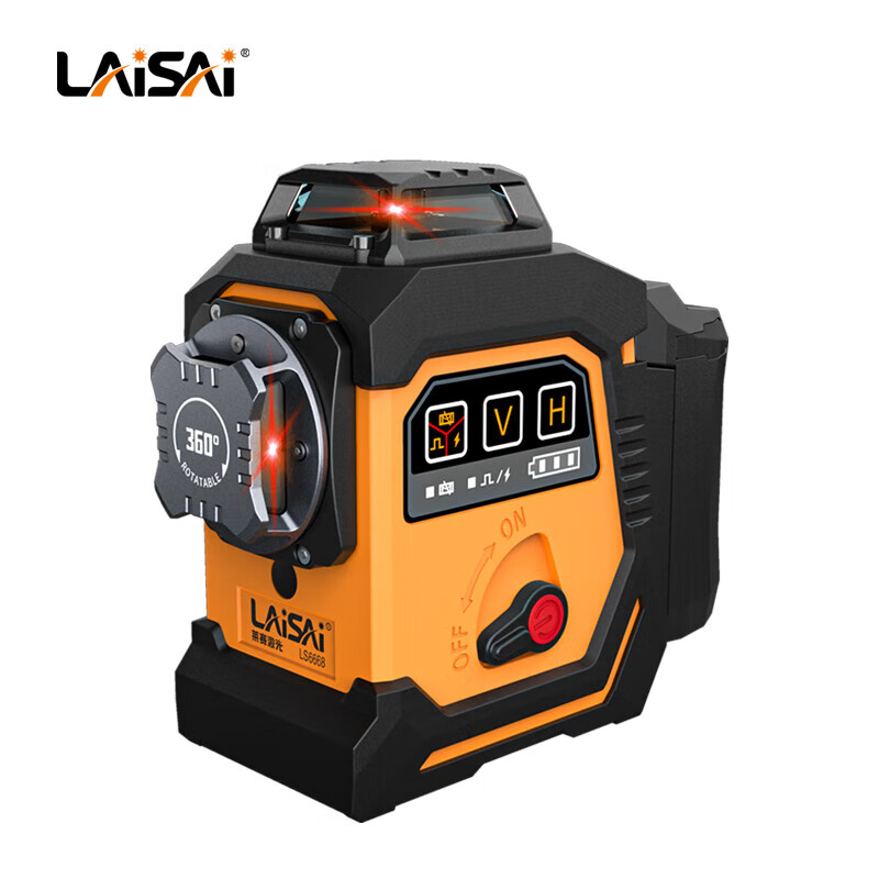 Laser Laser Level High-Precision 12-Line Green Light Infrared LSG6667 High-brightness Red Light Automatic Anping Marker 30 mW Green Light-LSG6668 Single Electric Simple Configuration