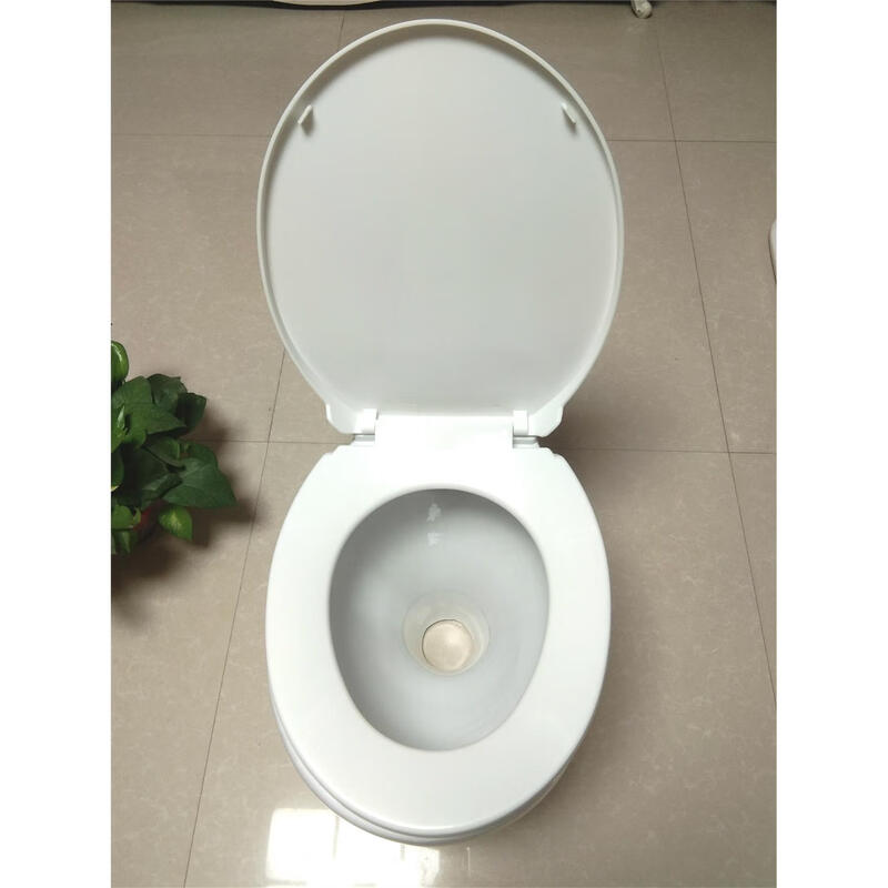 Dry toilet ceramic toilet for the elderly and pregnant women, rural toilet, pit toilet, straight-through flush-free toilet, new enlarged base, large square mouth + upgraded thickening 4cm 220mm