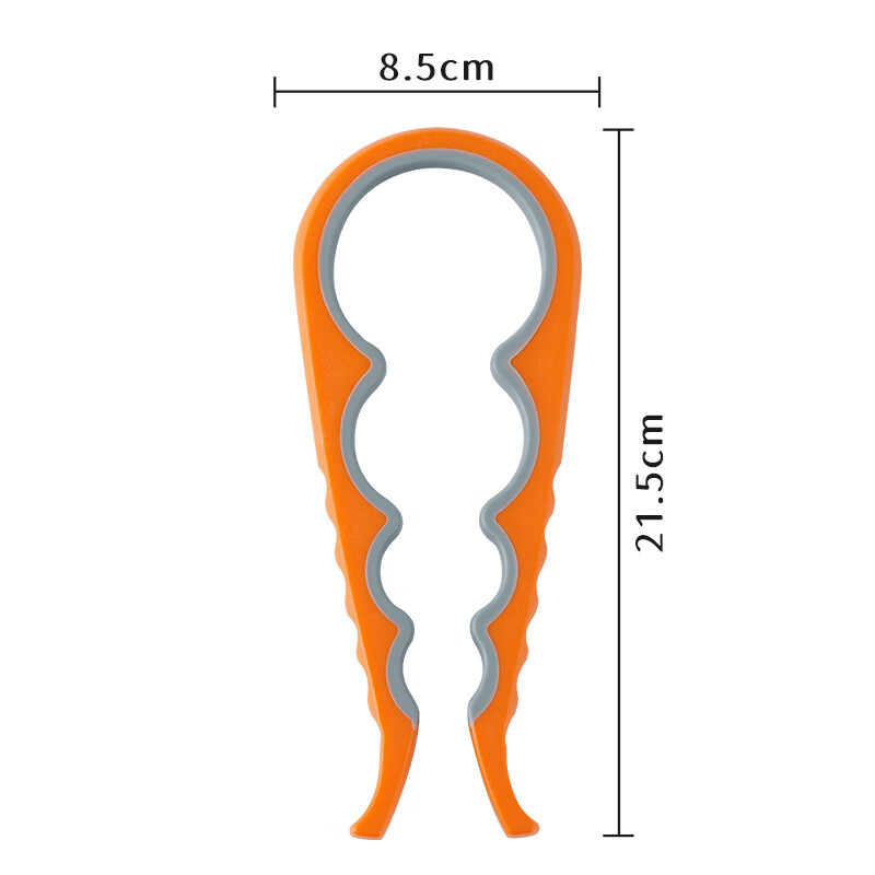 Baijie non-slip cap twister, labor-saving cap opener, kitchen bottle opener, can opener, twist bottle cap four-in-one can opener