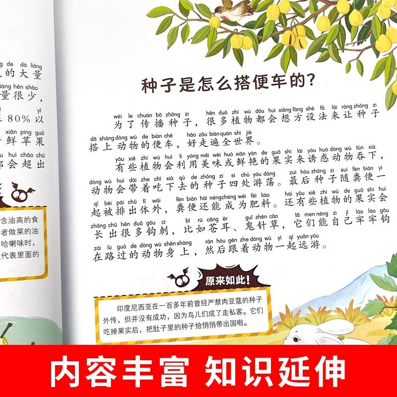 A complete 8-volume version of the phonetic version of One Hundred Thousand Whys for primary school students’ extracurricular reading children’s popular science encyclopedia