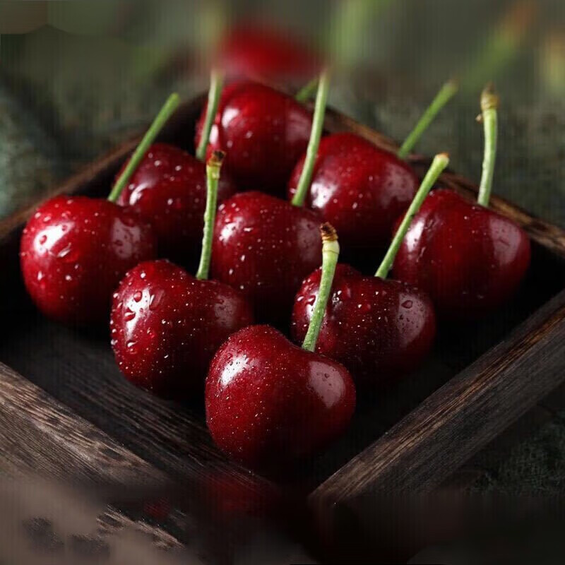 Guo Yuelin Chilean Cherries JD/SF - next-day delivery to many places Imported fresh fruit gift box for pregnant women 3 pounds (net weight) Exquisite gift box 4JJJJ Big Mac Fruit Single fruit 32-34mm
