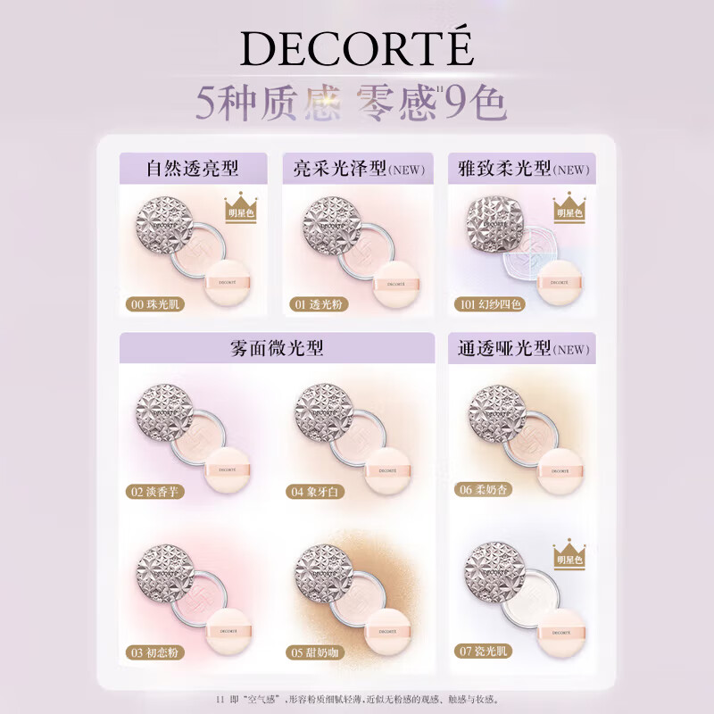 Decorate Xin Yue Radiant Magic Powder #02 20g Lightly fragrant taro soft focus pores delicate long-lasting makeup New Year gift
