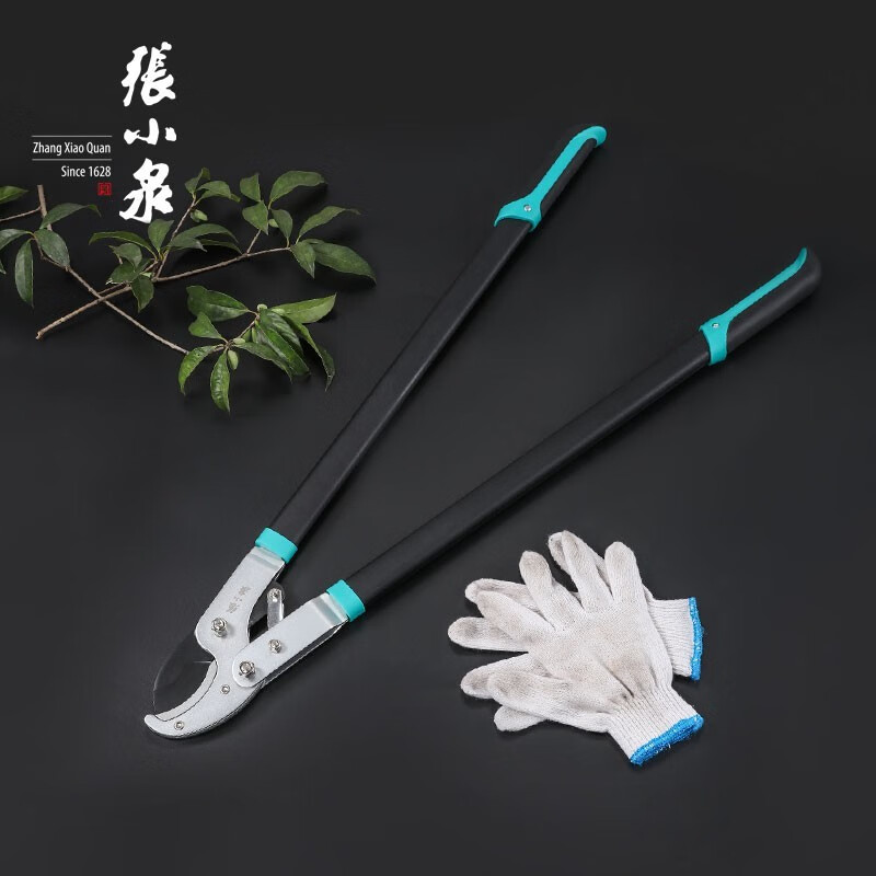 Thick branch shears gardening scissors pruning shears special labor-saving powerful pruning tool for pruning garden fruit tree branches Qiuyun series thick branch shears 755mm