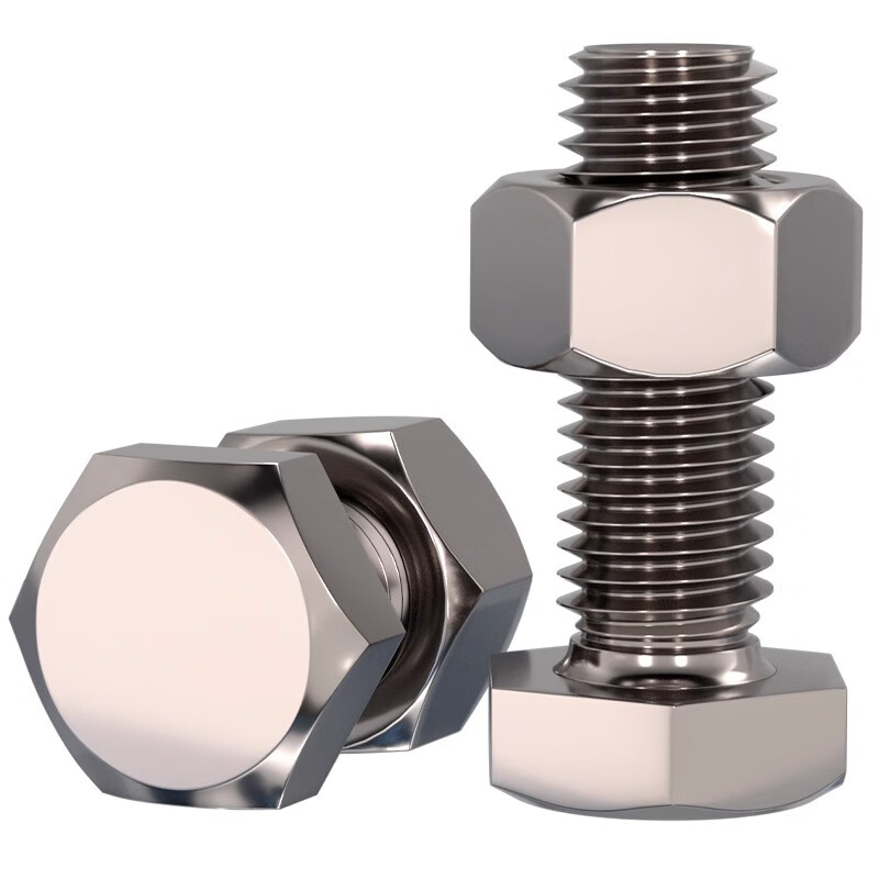 Tianzhuo Hardware National Standard TA2 pure titanium external hexagonal screw bolt screw nut combination set M3M4M5M6M8M10M12M16 M8*25 2 sets