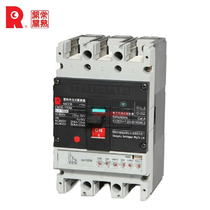 Changshu Switch Factory electronic circuit breaker CM3E-100M/3300/250/400 circuit breaker 250A400A100A 100A 3P
