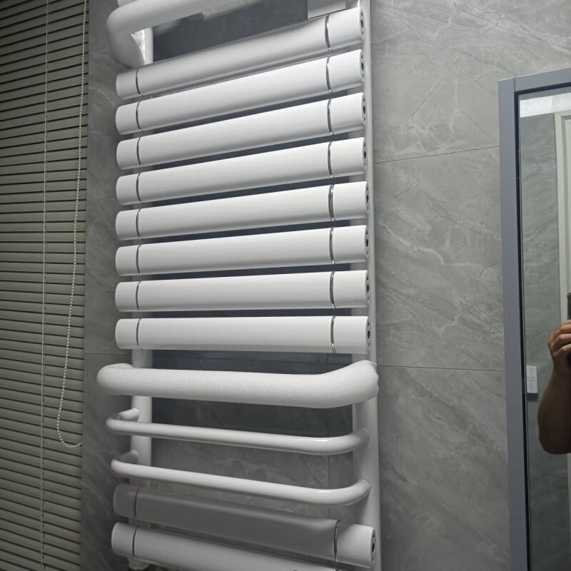 Veribin household radiator copper-aluminum composite water heating radiator towel rack small basket bathroom wall-mounted bathroom floor heating copper and aluminum style 400*600