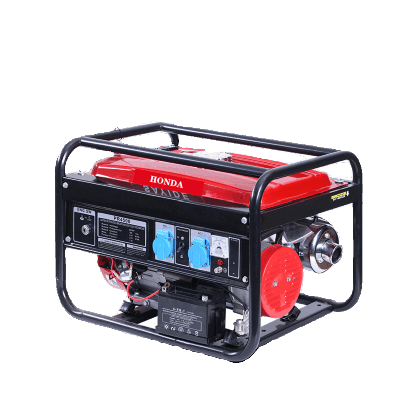 Honda gasoline generator Wuyang Honda power silent generator portable small household construction site outdoor emergency power 3 kilowatt gasoline hand start (single-phase electricity)