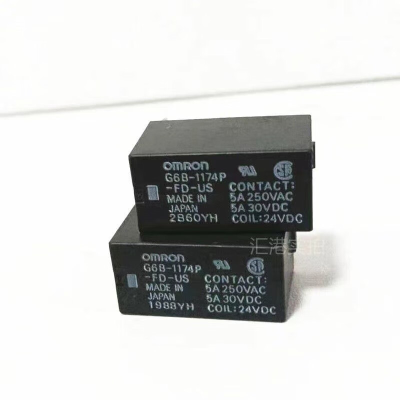 -1114P-FD-US DC24V 5V 1174P-FD-US Omron relay 2114P DC12 G6B-2114P-US (6 pins 5A) DC24V