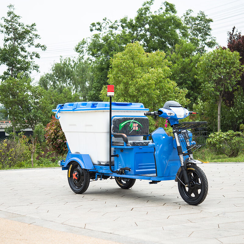 Luhuan electric cleaning truck garbage collection truck property community garbage transfer truck 500L LH-A001 electric three-wheel cleaning garbage truck 500L