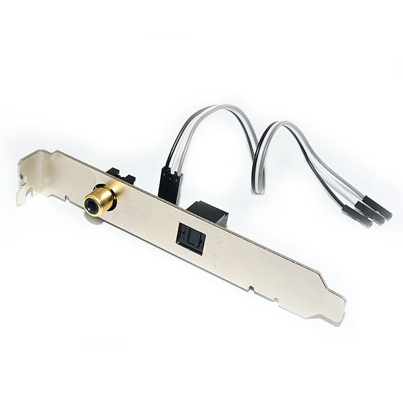 ASUS Gigabyte Biostar motherboard universal spdif out daughter card fiber optic coaxial bezel sound card digital audio card WM-014_full height bezel